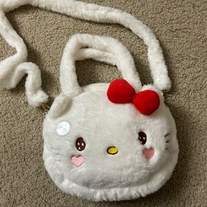 Hello Kitty White and Red Crossbody Bag